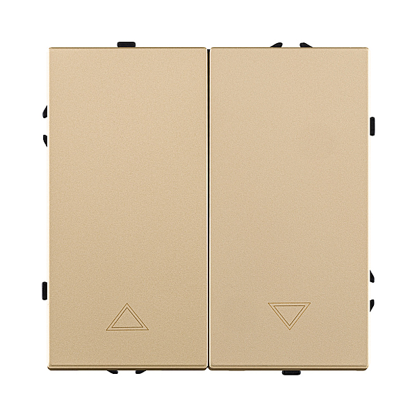 Механизм управления жалюзи 2-клавишный, золотой Kollinger Eclipse EC-013GD