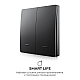 Выключатель кинетический 2кл., IP44, 2,4 ГГц, Smart, чер. Apeyron 04-82
