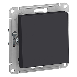 Выключатель 1-клавишный 2-полюсный 10А Systeme Electric AtlasDesign Карбон ATN001021