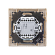 Выключатель двухклавишный на 2 направления Лама TDM Electric SQ1815-0307