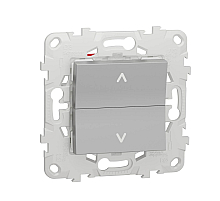 Выключатель двухклавишный Schneider Electric Unica New NU520730