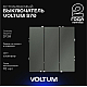 Выключатель встраиваемый Voltum S70 трехклавишный 10А, (титан) VLS030106
