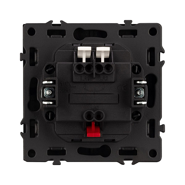 Выключатель 2 кл софт-тач черный оникс Arlight SWT-MK02-SFPL-BK (250V, 10A) 054252(1)