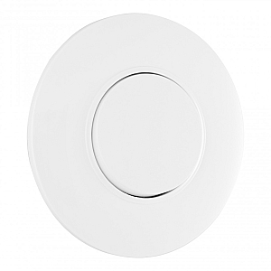 Выключатель круглый одноклавишный с рамкой Arte Milano SET08-1-30-1 white
