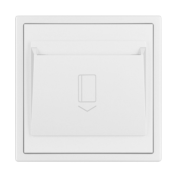 Выключатель карточный магнитный софт-тач белый кварц Arlight SWT-CRD-SFPL-WH (250V, 25A) 064817