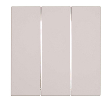 Выключатель 3-клавишный (механизм) Stekker Мия 250В 10А RSW10-3108-08 пудровый жемчуг 50474