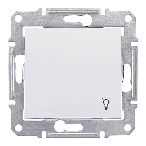 Выключатель кнопочный Свет Schneider Electric Sedna IP44 10A 250V SDN0900321
