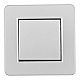 Выключатель одноклавишный Arte Milano SET16-1-30-1 silver