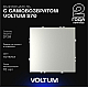 Выключатель с самовозвратом встраиваемый Voltum S70 одноклавишный 10А, (сталь) VLS010605