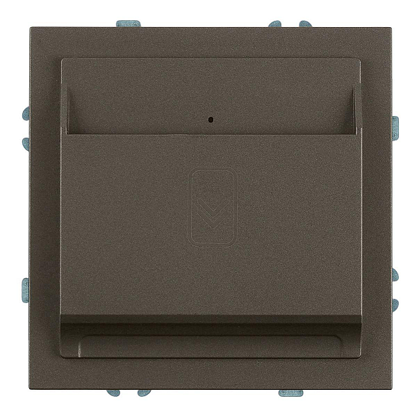 Выключатель карточный (механизм) Stekker 250В 40А Эмили RSW40-5114-09 антрацит soft touch 50701