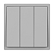 Выключатель 3 кл софт-тач никель Arlight SWT-MK03-SFPL-IS (250V, 10A) 061800(1)