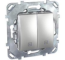 Выключатель двухклавишный для жалюзи с фиксацией Schneider Electric Unica MGU5.208.30ZD