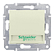 Выключатель кнопочный с подсветкой и полем для надписи Schneider Electric Sedna 10A 250V SDN1600347