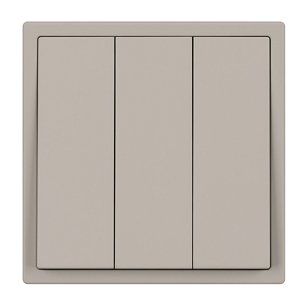 Выключатель 3 кл софт-тач кашемир Arlight SWT-MK03-SFPL-CA (250V, 10A) 061797(1)