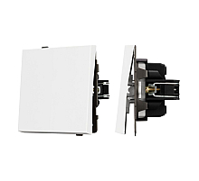Механизм выключателя одноклавишный проходной Arlight SWT-TENDO-MKP1-PL-WH (230V, 10A) 054148