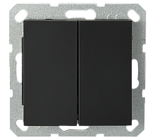 Переключатель 2-клавишный перекрестный Jasmart G3014PB