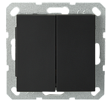 Переключатель 2-клавишный перекрестный Jasmart G3014PB