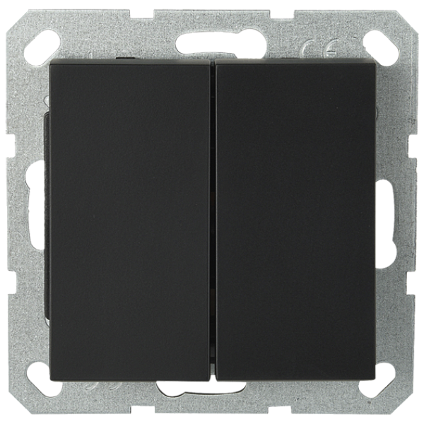 Переключатель 2-клавишный перекрестный Jasmart G3014PB