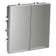 Проходной переключатель двухклавишный с подсветкой Voltum S70 VLS020405