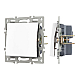 Механизм выключателя одноклавишный непроходной Arlight SWT-MK01-PL-WH (250V, 16A) 043710