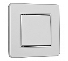 Выключатель одноклавишный Arte Milano SET16-1-30-1 silver