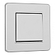 Выключатель одноклавишный Arte Milano SET16-1-30-1 silver