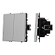 Выключатель проходной 2 кл софт-тач никель Arlight SWT-MKP2-SFPL-IS (250V, 10A) 059423(1)