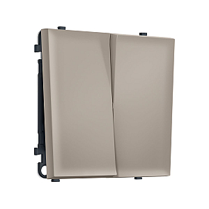 Комплект механизма 2-кл выключателя SIGMA Серо-бежевый матовый 10A-250V QUANT PRO Ambrella Volt MS363010 (SP3630, PR115)