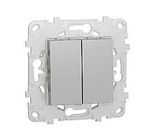 Переключатель двухклавишный перекрестный Schneider Electric Unica New NU521530