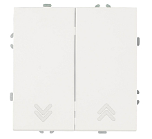 Выключатель двухклавишный Stekker Эмили RSW10-5116-01 белый фарфор soft touch 50822