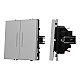 Выключатель звонковый 2 кл подсветка софт-тач никель Arlight SWT-MKR2-SFPL-L-IS (250V, 10A) 061788(2)