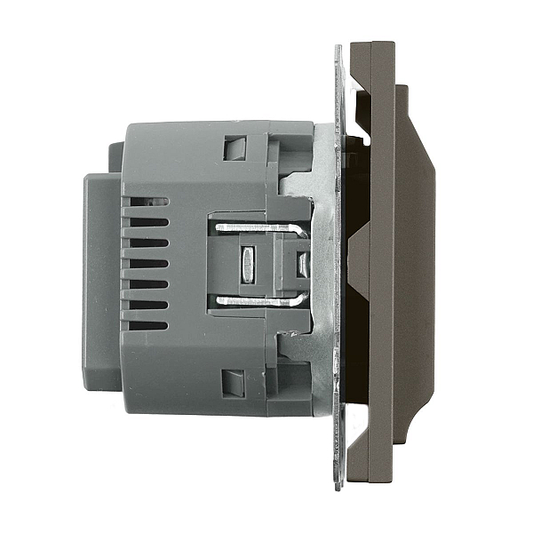 Выключатель карточный (механизм) Stekker 250В 40А Эмили RSW40-5114-09 антрацит soft touch 50701