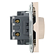 Выключатель диммирующий (механизм), Stekker, 250В, 500W Эмили, RSW10-5106-08, кашемир, soft touch 49894