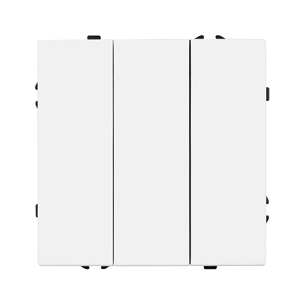 Выключатель 3 кл софт-тач белый кварц Arlight SWT-MK03-SFPL-WH (250V, 10A) 061801(1)