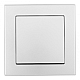 Выключатель одноклавишный Arte Milano SET06-1-30-1 silver