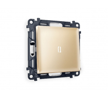 Комплект механизма 1-кл проходного выключателя с подсветкой Ambrella Volt Alfa MA602035