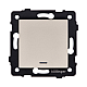 Выключатель 1-клавишный 10А/250В с LED подсветкой, золотой Kollinger REA-S-002GD для Aspekt, Eleganz, Reflex