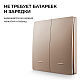 Выключатель кинетический 2кл., IP44, 2,4 ГГц, Smart, беж. Apeyron 04-76