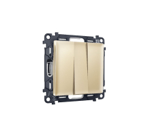 Комплект механизма 3-кл выключателя Ambrella Volt Alfa MA605010