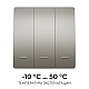 Выключатель кинетический 3кл., IP44, 2,4 ГГц, Smart, сер. Apeyron 04-80