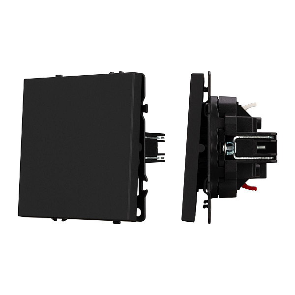 Выключатель проходной 1 кл софт-тач черный оникс Arlight SWT-MKP1-SFPL-BK (250V, 10A) 054246(1)