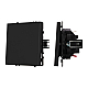 Выключатель проходной 1 кл софт-тач черный оникс Arlight SWT-MKP1-SFPL-BK (250V, 10A) 054246(1)