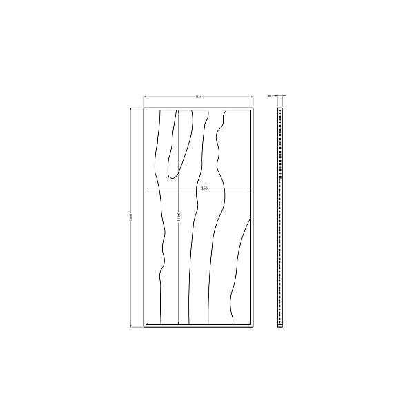 Зеркало Garda Decor KFG207