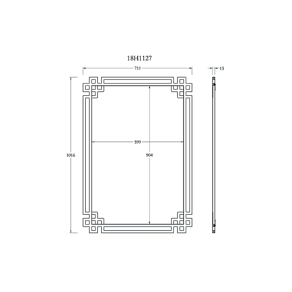Зеркало Garda Decor KFE1270