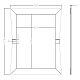 Зеркало Garda Decor KFG123