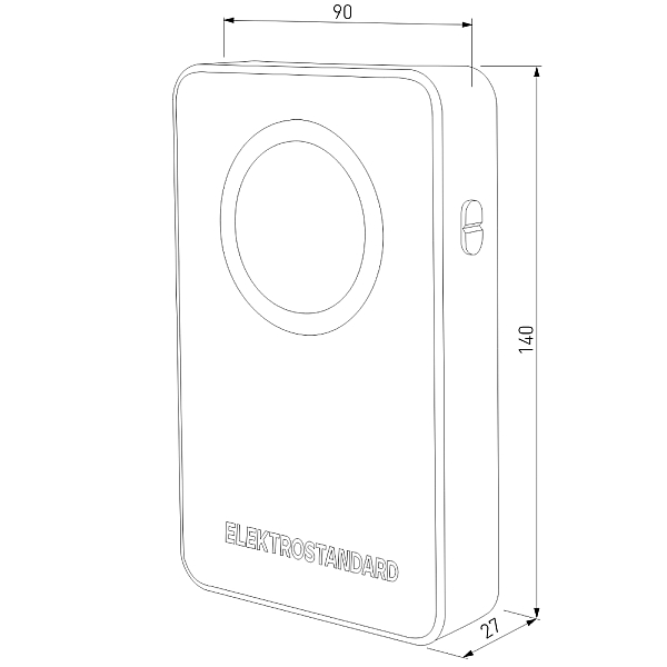 Дверной звонок Elektrostandard DBQ27 4690389175619