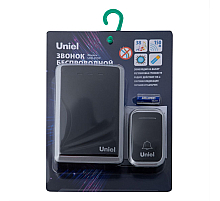 Беспроводной звонок Uniel UDB-017W-R1T1-38S-150M-BL/SL UL-00011374