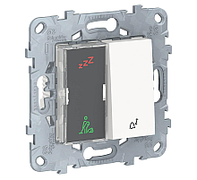Дисплей гостиничного номера и кнопочный звонок Schneider Electric Unica New NU577718