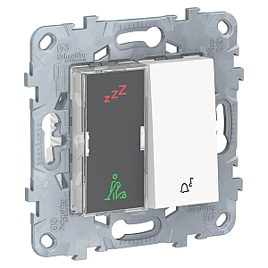 Дисплей гостиничного номера и кнопочный звонок Schneider Electric Unica New NU577718