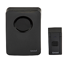 Звонок беспроводной (UL-00006433) Uniel UDB-014W-R1T1-36S-100M-BL